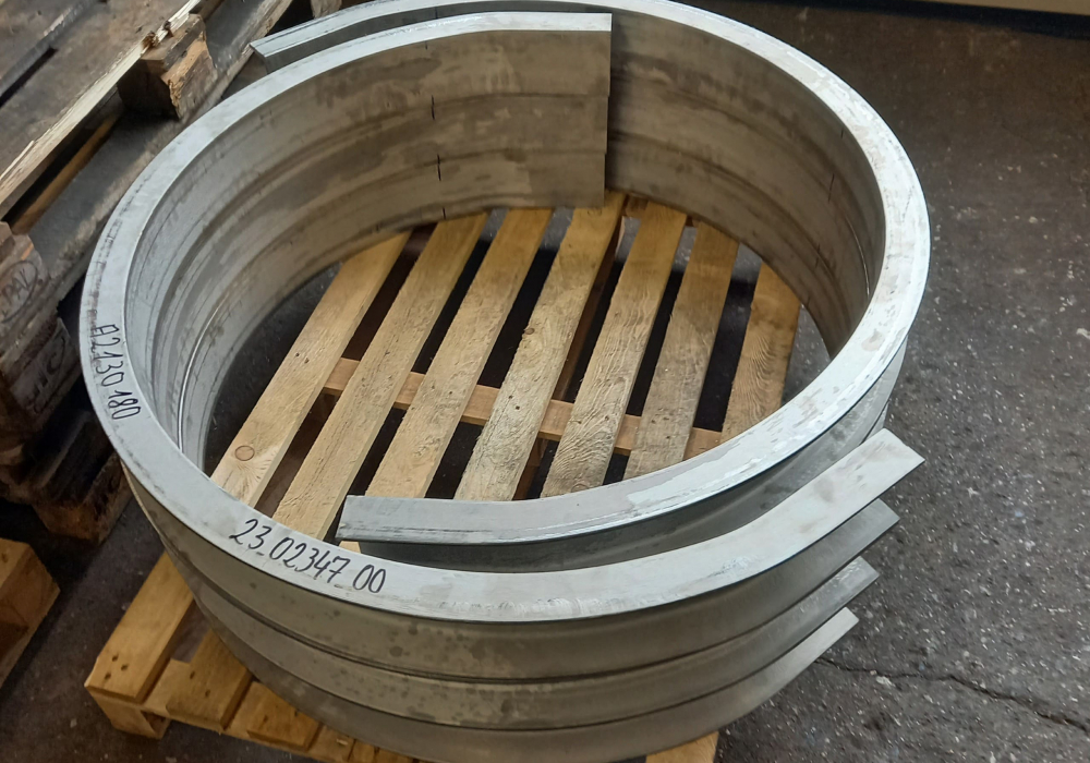 Halbringe aus U120 - V2A